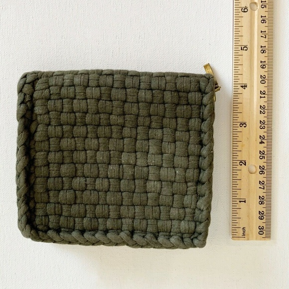 Rags to Riches Olive Green Square Wallet - Picture 2 of 8